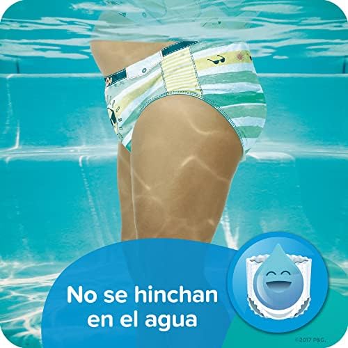 Pack of 10 count Pampers Splashers disposable swimming diapers for babies over 14kg