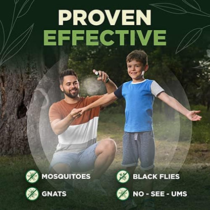 Full commercial packaging presentation of medella naturals deet free protection spray against mosquitoes and flying insects