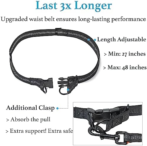 Iyoshop dog leash showing reflective safety stitching