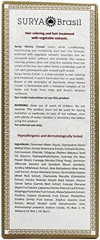 Surya Brasil Henna Chocolate Cream natural hair color results
