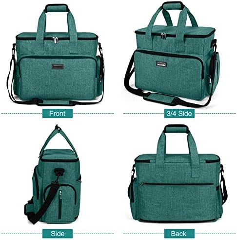 BAGLHER green weekend dog bag with adjustable shoulder strap and pockets