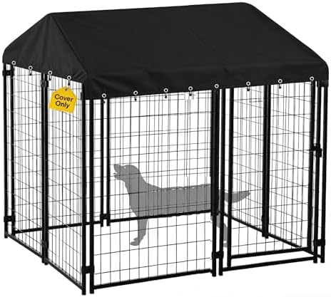 Waterproof 600D Oxford cloth pet canopy roof demonstrating rain and weather resistance