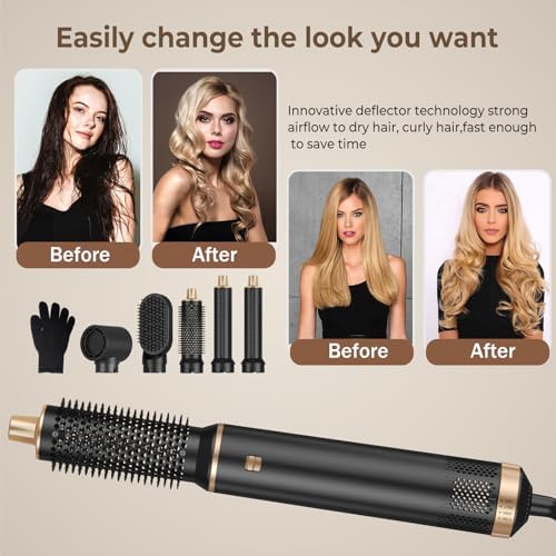 Close up view of the negative ion grill on the Yitrust hot air styler minimizing frizz and heat damage.