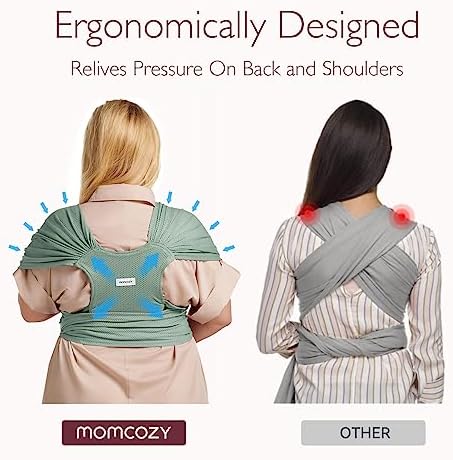 Breathable mesh newborn to toddler carrier supporting hip health
