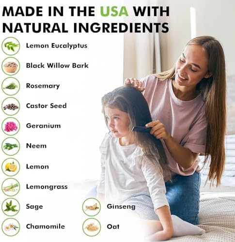 Full set of Head Hunters natural lice removal system components