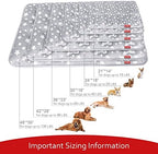 Imported USA pet mat protecting a hardwood floor from pet fur