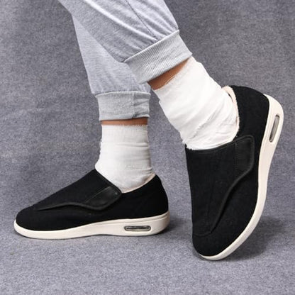 Youyun elderly foot pain relief sneakers with wide toe box.