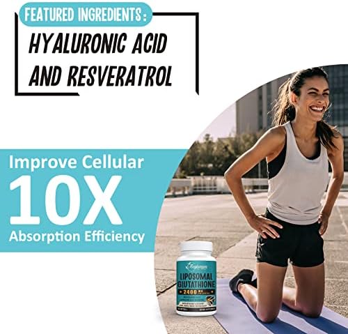Close up of 60 Liposomal Glutathione softgels