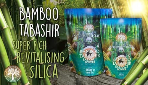 Ancient Purity organic bamboo silica powder product label details