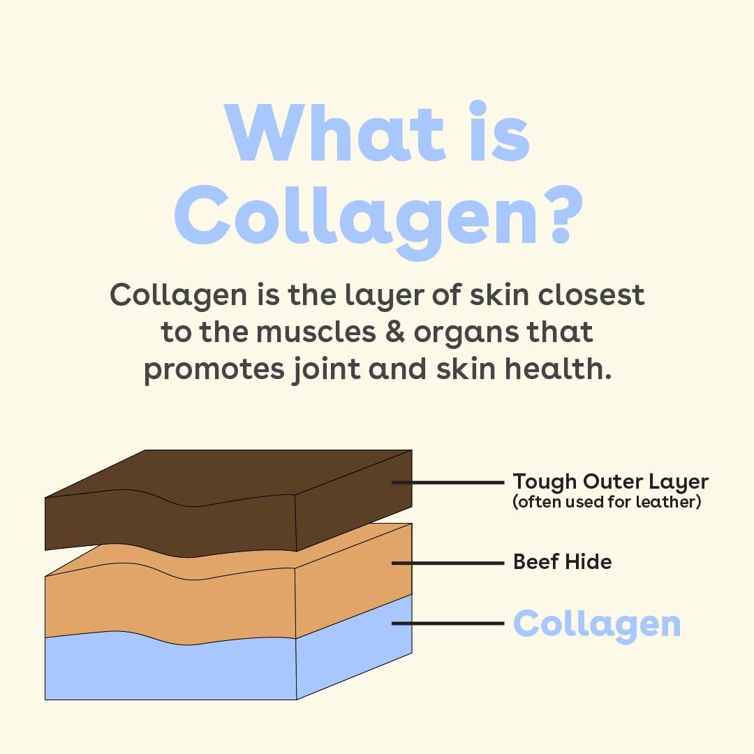 Pupford single ingredient collagen sticks for joint and dental health