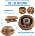 Premium 2-pack magic organ scratching board layout demonstrating flexible positions.
