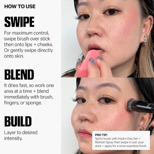 Milk Makeup Cooling Water Jelly Tint â€“ Long-Lasting Sheer Lip + Cheek Stain with Firming Vegan Collagen + Hydrating Aloe â€“ Transfer Proof, Buildable Lip Tint + Blush - Image 4