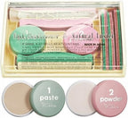 P-Shine Japanese Manicure Kit packaging contents and natural mineral paste jar