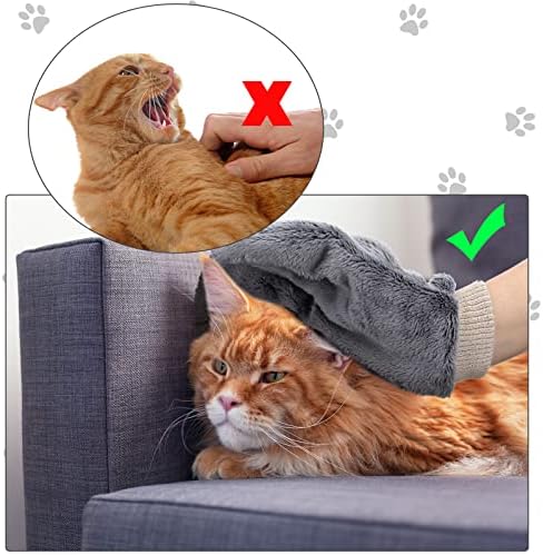 Gray small animal bonding glove packaging view