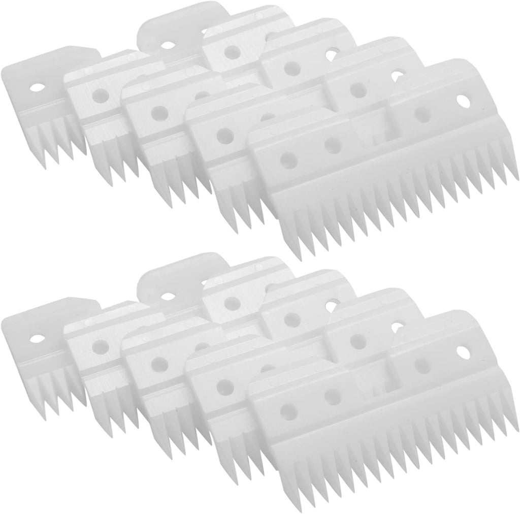 Rumoe replaceable pet ceramic clipper blade pack front view premium grooming accessories.
