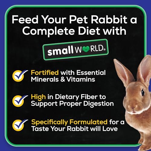 Small World rabbit food pelleted texture close up