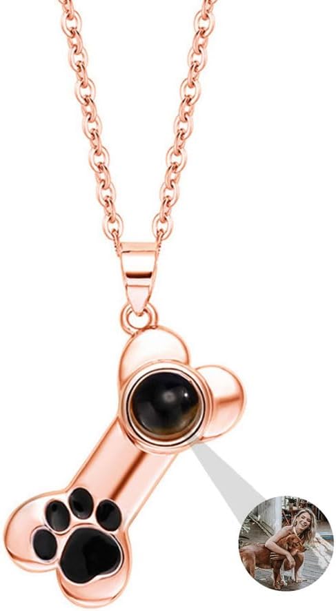 Wexibauyl custom picture pendant necklace packaged as a sympathy gift.