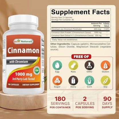 Authentic Best Naturals blood sugar support supplement packaging details
