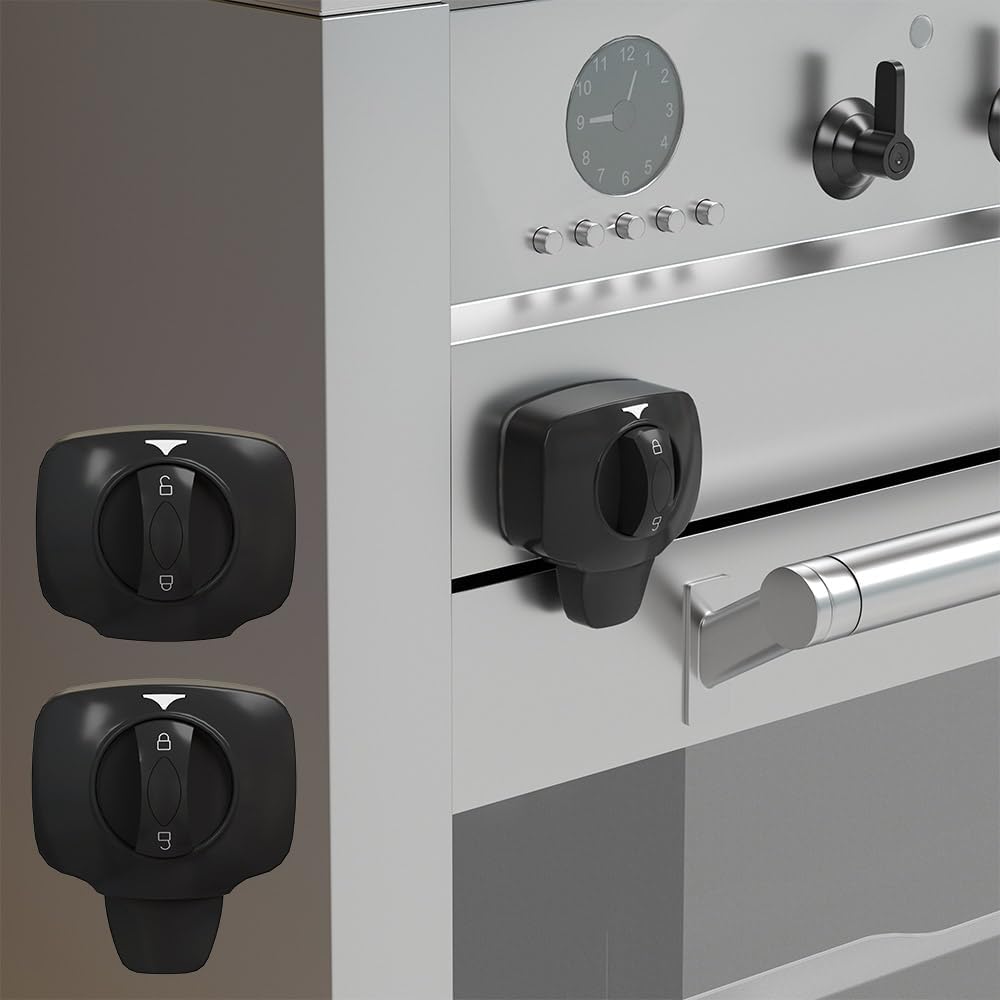 Zentivor updated oven door lock 2 pack front view