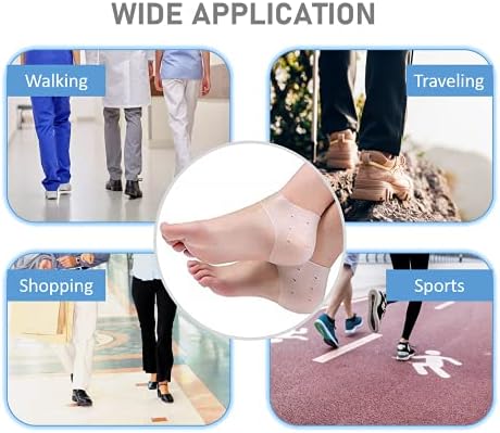 VivoFoot heel cushions showing the stretchable medical grade gel material.