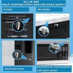 Side profile of Baby Proof Me child safety oven door lock
