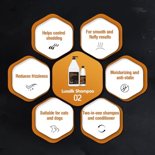 Authentic USA imported Opawz 2 in 1 pet conditioner and shampoo packaging.