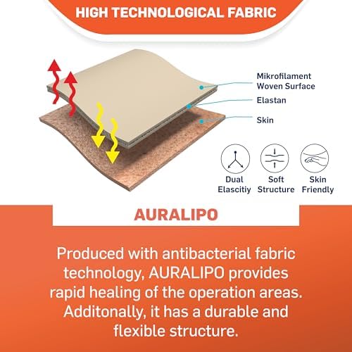 Medium size beige chin lifting and tightening mask for women.