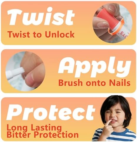 Invisible matte finish non toxic thumb sucking deterrent liquid