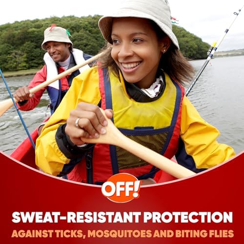 OFF Active Mosquito Repellent aerosol spray bottle displaying fifteen percent DEET formula details
