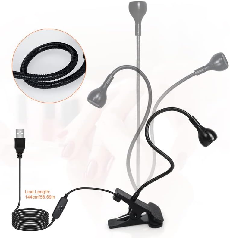 Mlogiroa gel polish curing lamp in home salon setup