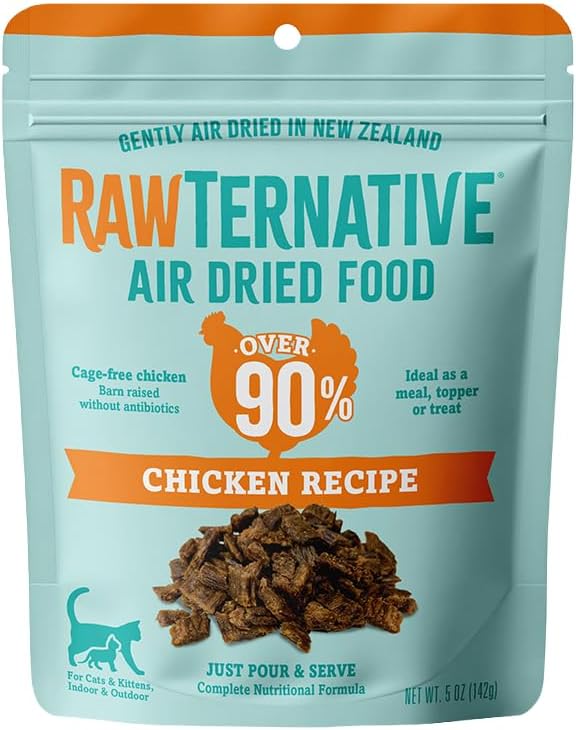 Grandma Mae's Country Naturals RawTernative Air-Dried Cat Food, Beef & Salmon Recipe, 90% Real Beef & Salmon, Complete & Balanced Meal for Cats & Kittens, Gently AirDried in New Zealand, 14 oz - Image 14