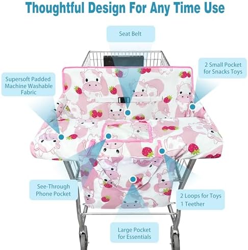 Gxfcymxbd portable infant cart seat cover folded compact inside its attached cloth bag