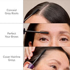 Madison Reed The Gray Escape Hair & Brow Mascara â€“ Quick-Dry, All-Day Gray Coverage for Roots & Brows, Smudge-Proof, Titanium Dioxide-Free, Argan Oil & Ginseng â€“ Dark Brown â€“ 15mL - Image 6