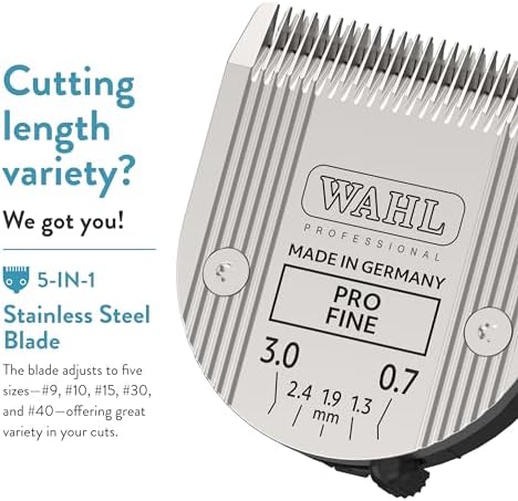 Wahl 5-in-1 pro blade attachment mechanism detail