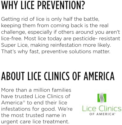 Safe daily lice repellent treatment for children featuring natural essential oils