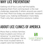 Safe daily lice repellent treatment for children featuring natural essential oils