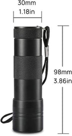 JacobsParts UV Flashlight Black Light, Handheld Inspection Blacklight 12 Led 395nm Mini Light Torch for Dog Pet Urine Stains, Bed Bugs Detector and Scorpions - Image 9