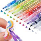 Kidology 12 colors nail art pens set front view packaging