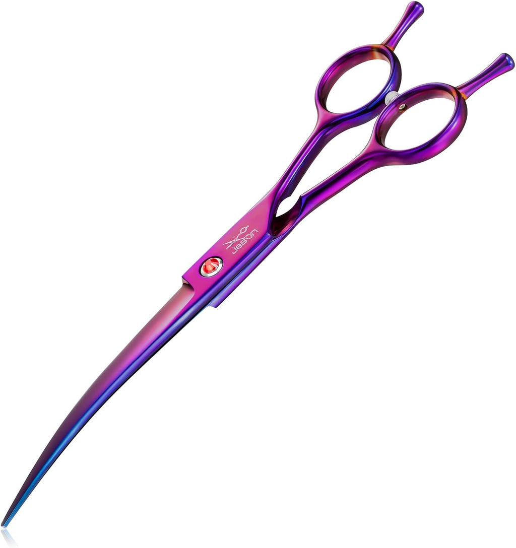 JASON 7" Dog Grooming Scissor - Professional Thinning Shear with 37 Teeth Japanese Stainless Steel Blender Scissors for Dogs, Cats and Other Pets (Thinning, Black) Christmas Gift - Image 10
