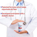 SelfCare Plus patented foot lotion for diabetic skin care and circulation support.