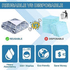 Outcreator bed pad folded for storage and washing