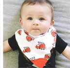 Back view of Nuby reversible cotton teething bib