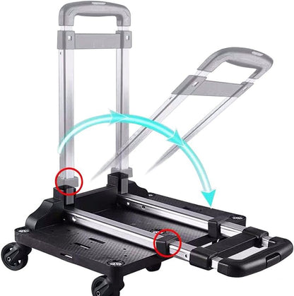 Mr. Peanut's Spinner Wheelbase Luggage Cart, Adding Rolling Functionality to Bags & Pet Carriers - Image 2
