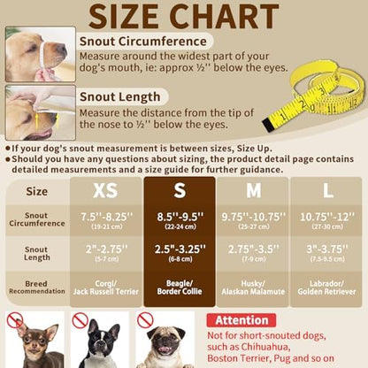 Reflective safety dog mouth guard details