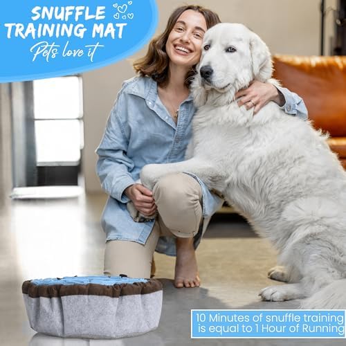 Friendly Barks 18 inch snuffle mat for enrichment training