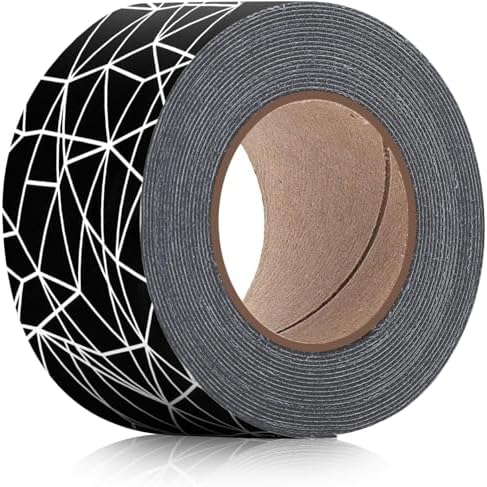 Soft cotton moleskin roll with white geometric pattern backing