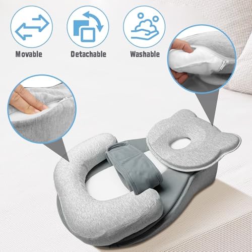 Donpemu infant support cushion with adjustable footrest detail