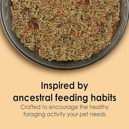 Veterarian recommended high fiber timothy hay pellets for chinchillas.