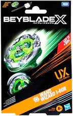 Beyblade X Wand Wizard UX top with ratchet and bit components