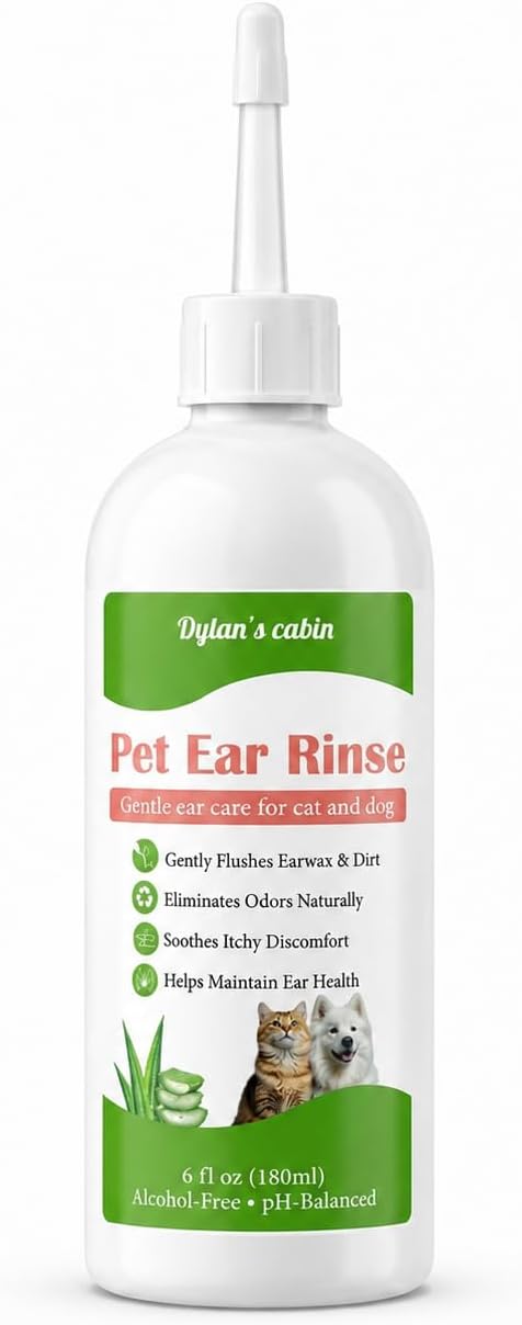 Dylan's cabin Cat Ear Wipes - 150 Count Finger Wipes for Dogs Cats, Pet Ear Cleaning Remove Wax Dirt Debris, Odor Gentle Alcohol Free Daily Ear Care - Image 9
